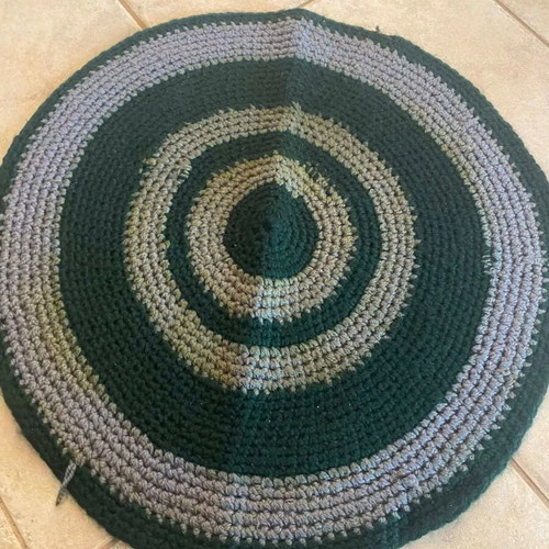 Handmade knitted rugs pack of 7, like new