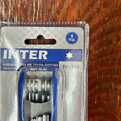 Torx key set new