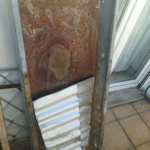 Galvanized grill used 1.40x40 with light rust