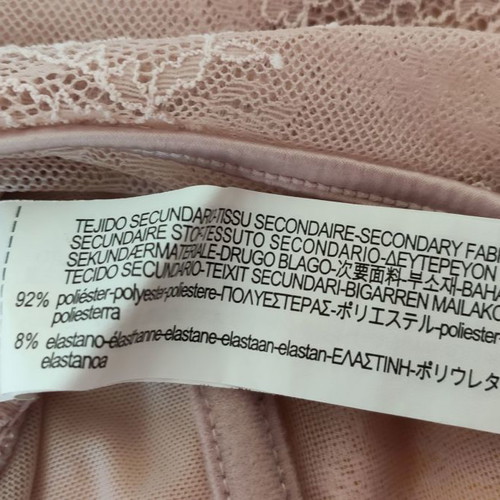 Zara corset top new, beige pink, size L