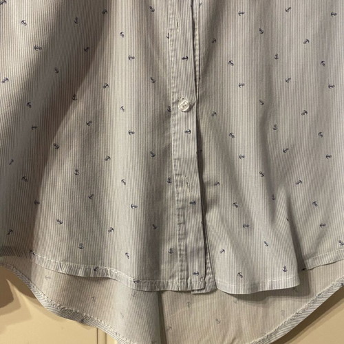 Women's shirt light blue with nautical pattern, like new, size L