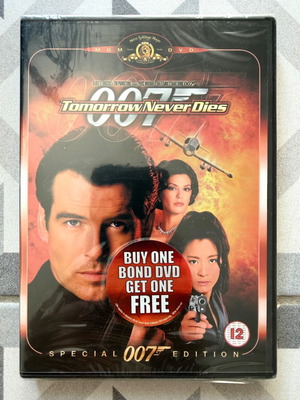DVD Tomorrow Never Dies καινούργιο, αγγλικοί υπότιτλοι, περιπέτεια