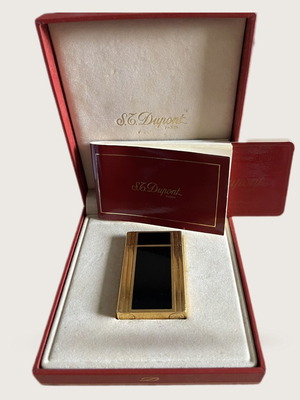 S.T Dupont 70s lighter used with Chinese lacquer and initials