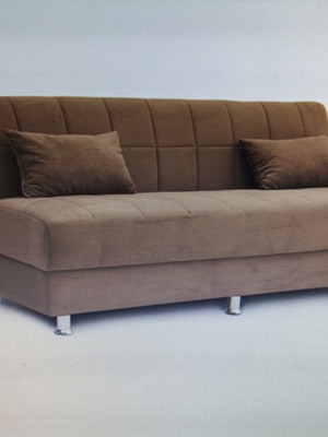 Three-seater velvet sofa like new, dimensions 1.90x0.50m