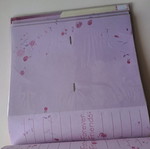Forever Friends photo album like new, lilac with teddy bear design