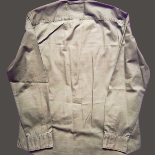 Pull & Bear Long Sleeve Shirt new, khaki, size M