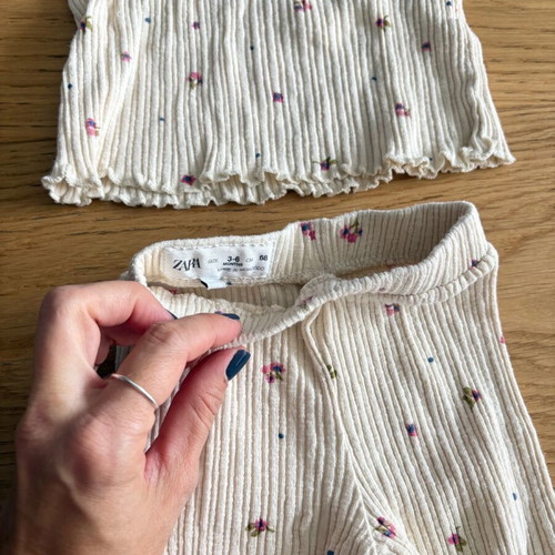 Zara clothing set like new, size 3-6 months