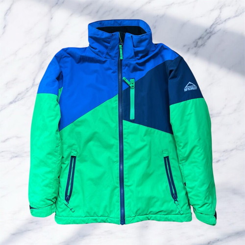 McKinley Kids Snow Jacket like new for 10-Year-Old Boys, Blue-Green