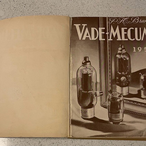 P.H. Brams Vade Mecum “The World’s Radio Tubes” 1950 like new