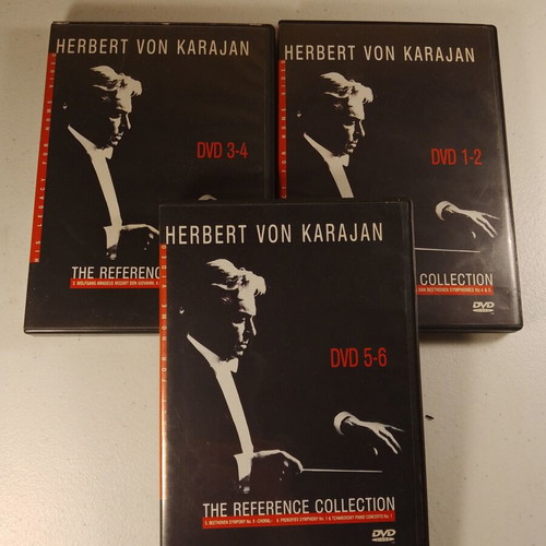 Herbert Von Karajan The Reference Collection 6 DVD set like new, classical