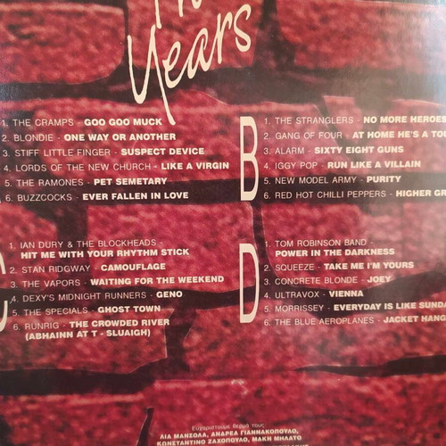 The Wild Years double vinyl used, rock