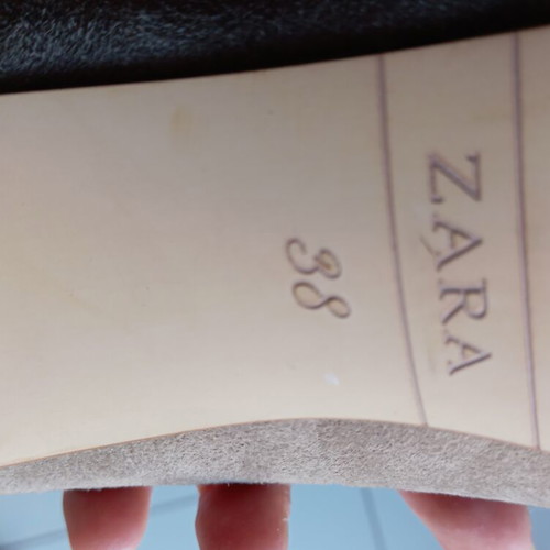 Zara beige pumps size 38, 12 cm heel