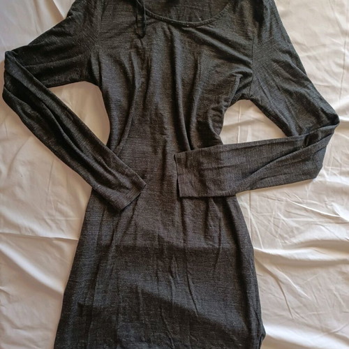 Dark gray dress used, size M