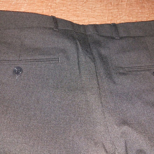 Suit trousers with label no 44 slim gray