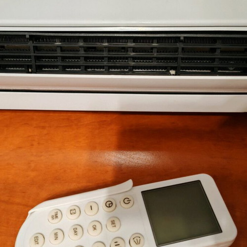 Equation KPT-2000B bathroom fan heater like new with remote control and illuminated display