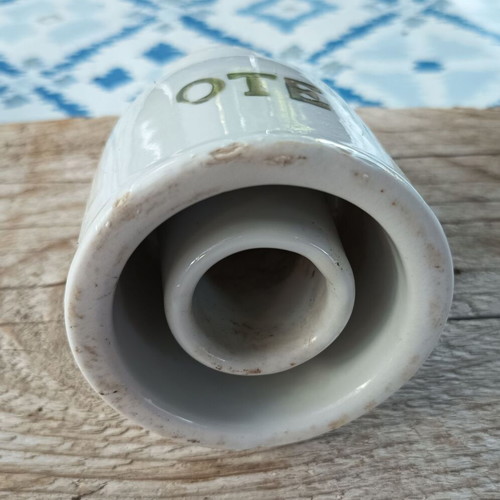 OTE Insulator used, height 11 cm, diameter 6 cm