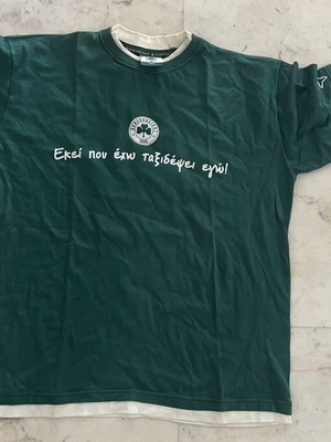 Παναθηναϊκός T-shirt μέγεθος XXL σε καλή κατάσταση, πράσινο