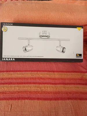 Brilliant Janara 2-Light Chrome Ceiling Spot New