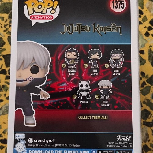 Funko Pop Animation Toge Inumaki 1375 Chase new with 2 dents