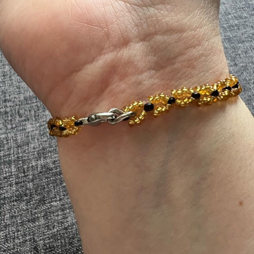 Handmade crosses new, black and gold, set of 2 pieces
