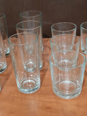 Pasabahce Alanya glass set, 12 pieces, new, heavy glass