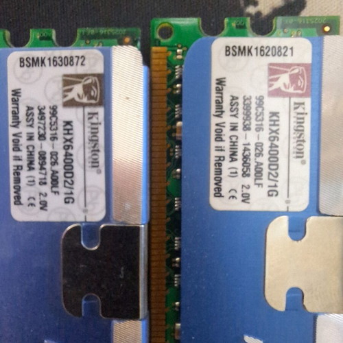 DDR2 4GB RAM used