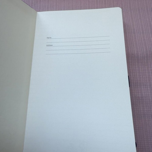 Lined notebook