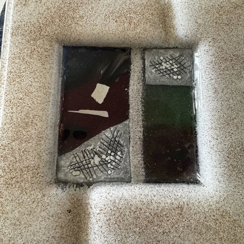 Blown Glass Ashtray like new decorative