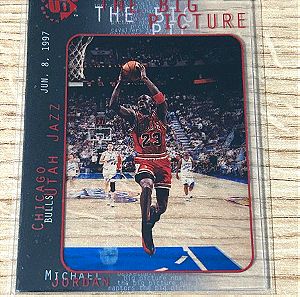 Κάρτα Michael Jordan Upper Deck The Big Picture Utah vs Bulls