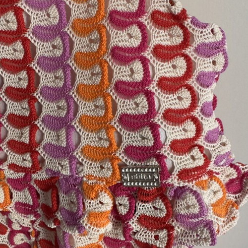 Miss Ebita knitted set like new, size 116 cm, colorful