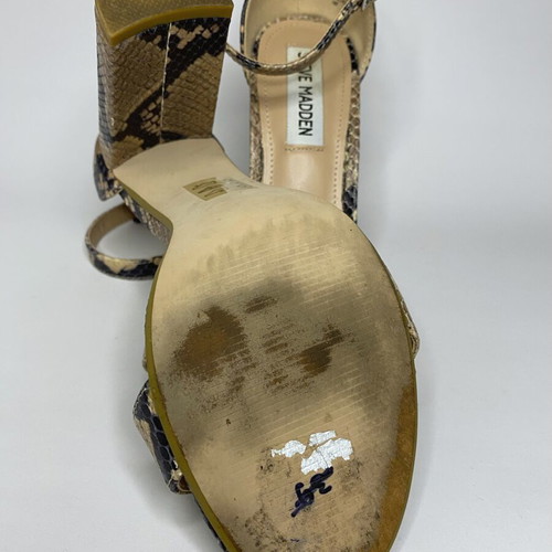 Steve Madden leather heels size 37, like new, multicolor