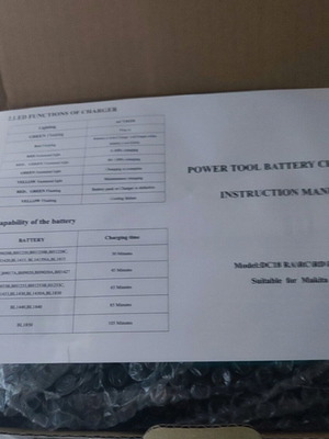 Makita DC18RC-LCD 3A Battery Charger new with display