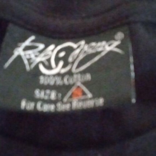 Rock Eagle summer t-shirt new with tiger print size S black