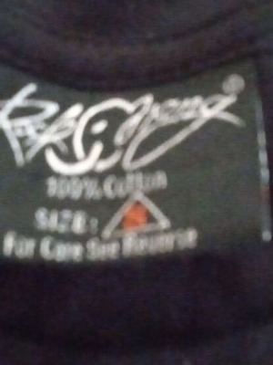 Rock Eagle summer t-shirt new with tiger print size S black