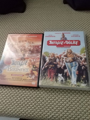 Two Asterix and Obelix DVDs dubbed, new condition