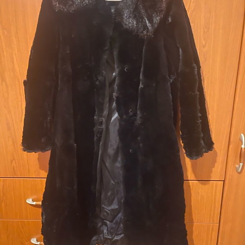 Mink fur coat used, size S