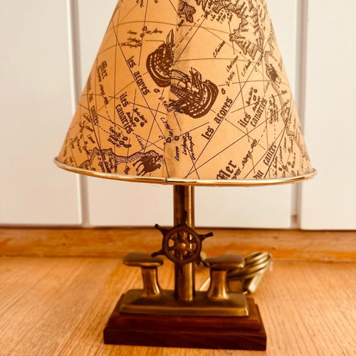Table lamp vintage new, retro portatif