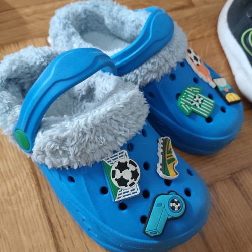 Boys' shoes size 26, sandals, slippers and boots set