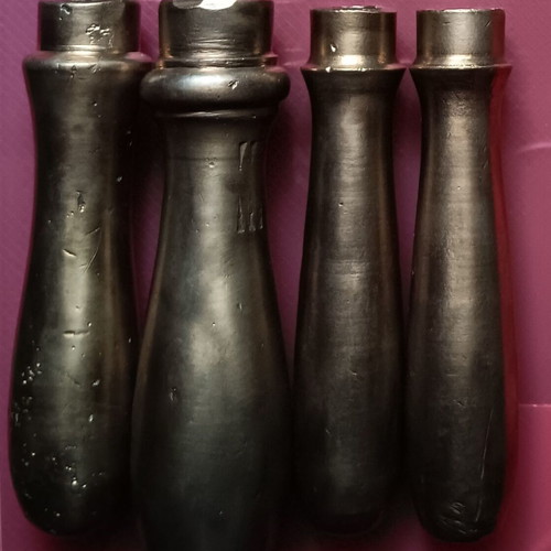 Bronze tool handles used, set of 4 pieces