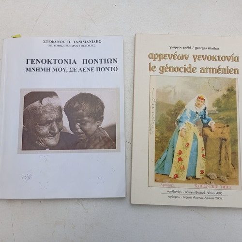 Books on Armenian and Pontic Genocides used, pack of 2