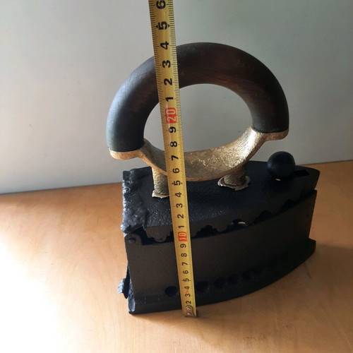Charcoal iron used from 1920-30 with thorough restoration