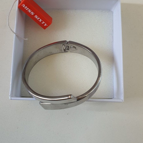 Miss Sixty Jewels bracelet with silver finish, like new, original box