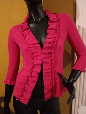 Marks and Spencer Per Una knitted cardigan new, fuchsia