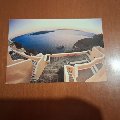 Postcards new, pack of 7 with Santorini, Mykonos, Zakynthos