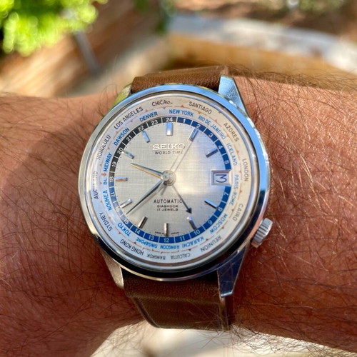 Seiko World Time Vintage 1968 like new Asian Games model