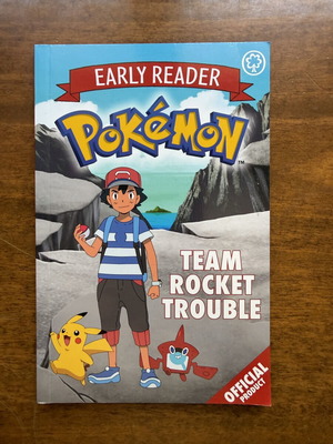 Pokemon Early Reader Team Rocket Trouble book like new, English