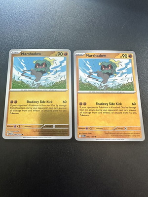 Marshadow 080/132 Mega Evolution Pokemon cards, normal and reverse