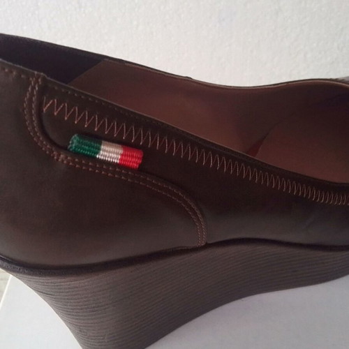 Rossi women's leather pumps size 38 like new, brown