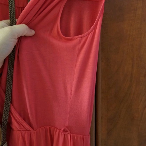 Mango maxi dress coral XL used