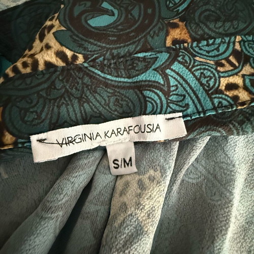 Virginia Karafousia set like new, colorful, shirt and trousers